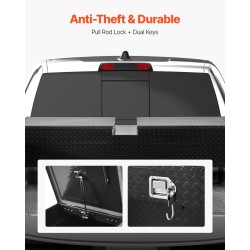 Työkalulaatikko alumiininen ristikkäismallinen 1771x507x331 mm vedenpitävä lukolla avaimilla