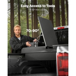 Työkalulaatikko alumiininen ristikkäismallinen 1771x507x331 mm vedenpitävä lukolla avaimilla