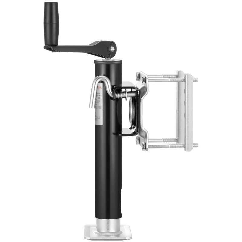 Pultattava kääntyvä perävaunun tunkki hiiliteräksinen 907 kg nostokorkeus 265–515 mm