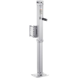 Pulttikiinnitteinen kääntyvä perävaunun tunkki hiiliteräs 3628 kg staattinen kuormankesto 195 1005 mm