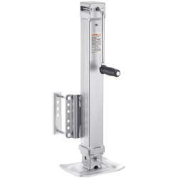 Pulttikiinnitteinen kääntyvä perävaunun tunkki hiiliteräs 3628 kg staattinen kuormankesto 195–1005 mm