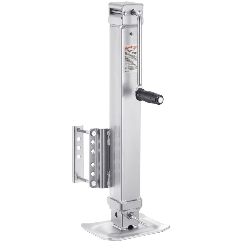 Pulttikiinnitteinen kääntyvä perävaunun tunkki hiiliteräs 3628 kg staattinen kuormankesto 195–1005 mm