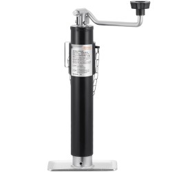 Perävaunun nokkatunkki hiiliteräs ruosteenestopinnoite 907 kg nostokorkeus 283 533 mm kampikahva