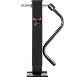 Peräkärryn tunkki hiiliteräksinen hitsattava 5443 kg kantavuus korkeussäädettävä kampikahvalla