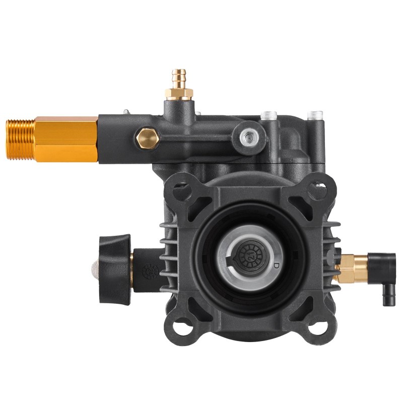 Painepesurin alumiinipumppu vaakasuuntainen 19 mm akseli 241 bar 9,5 l/min