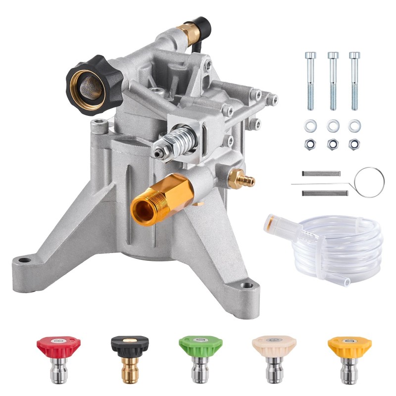 Painepesurin pumppu alumiini 22 mm pystyakseli 227 bar 11 L/min 196–230 cc