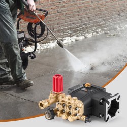 Korkeapainepesurin triplex mäntäpumppu 19 mm akseli 227 bar 9,5 l/min 5 suutinta