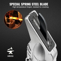 Porakiinnitteinen levyleikkuri kääntyvällä leikkuupäällä kuitusementille ja kipsilevylle