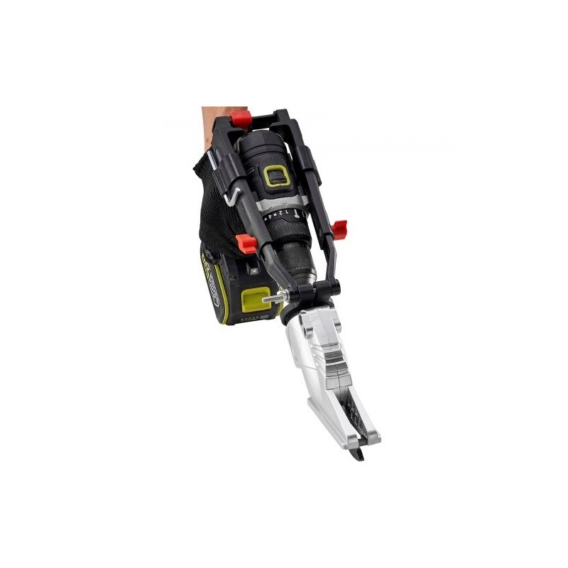 Porakiinnitteinen levyleikkuri kääntyvällä leikkuupäällä kuitusementille ja kipsilevylle