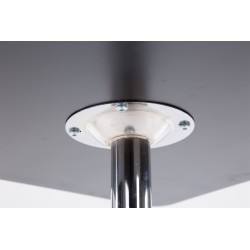 Tyylikäs seisomapöytä 60x60 cm neliönmuotoinen bistropöytä alumiinirungolla