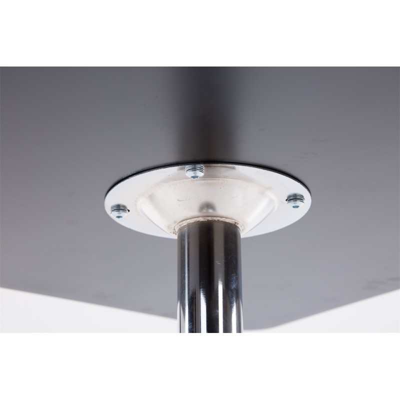 Tyylikäs seisomapöytä 60x60 cm neliönmuotoinen bistropöytä alumiinirungolla