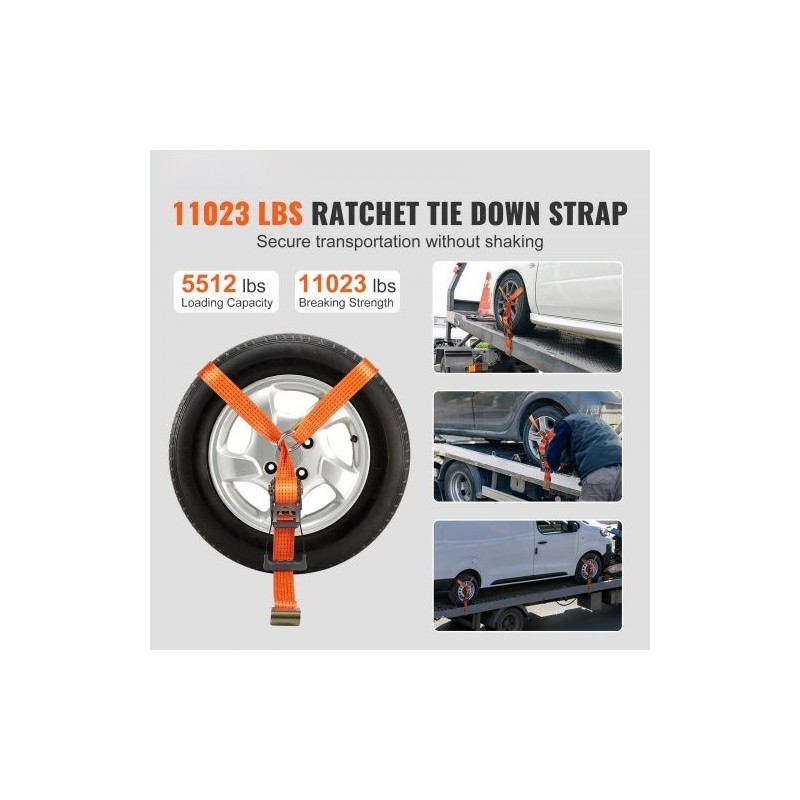 Lassotyyppiset sidontaliinat polyesteri 5,1×304,8 cm 2500 kg 4 kpl tasakoukuilla