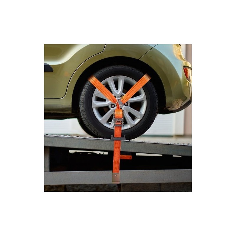 Lassotyyppiset sidontaliinat polyesteri 5,1×304,8 cm 2500 kg 4 kpl tasakoukuilla