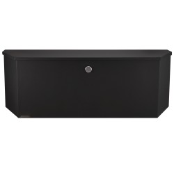 Perävaunun vetokidan työkalulaatikko hiiliterästä 914×305×305 mm lukolla ja kahdella avaimella