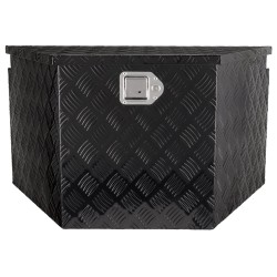 Perävaunun aisan työkaluarkku alumiiniseos timanttikuvioitu 838x483x457 mm lukittava