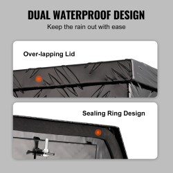 Työkalulaatikko perävaunun aisalle alumiiniseos mitat 99x42x30 senttimetriä lukolla ja kaksi avainta