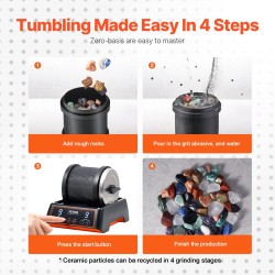 Kivihiomakone ABS-muovinen suoravetomoottorilla 9 nopeutta 9 päivän ajastin lapsille ja aikuisille