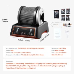 Kivihiomakone ABS-muovinen suoravetomoottorilla 9 nopeutta 9 päivän ajastin lapsille ja aikuisille