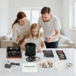 Kivirummutussarja kiven kiillotukseen 4 nopeusasetusta hiljainen 35 dB ohjauspaneelilla