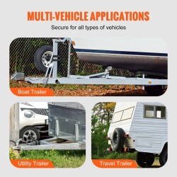 Perävaunun vararengasteline taottua rautaa 72,6 kg kantava 4-8 pulttisille vanteille