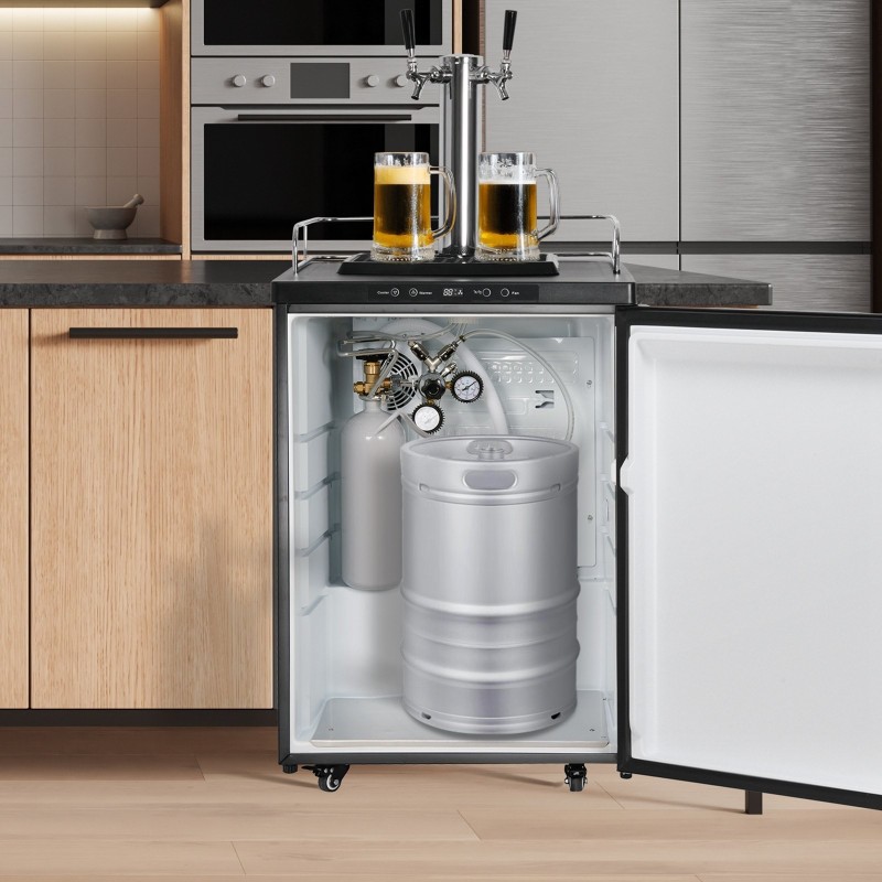 CO2-säiliö seosteräksinen 2 kg harmaa suihkupinnoite DIN477-venttiili TUV-hyväksytty