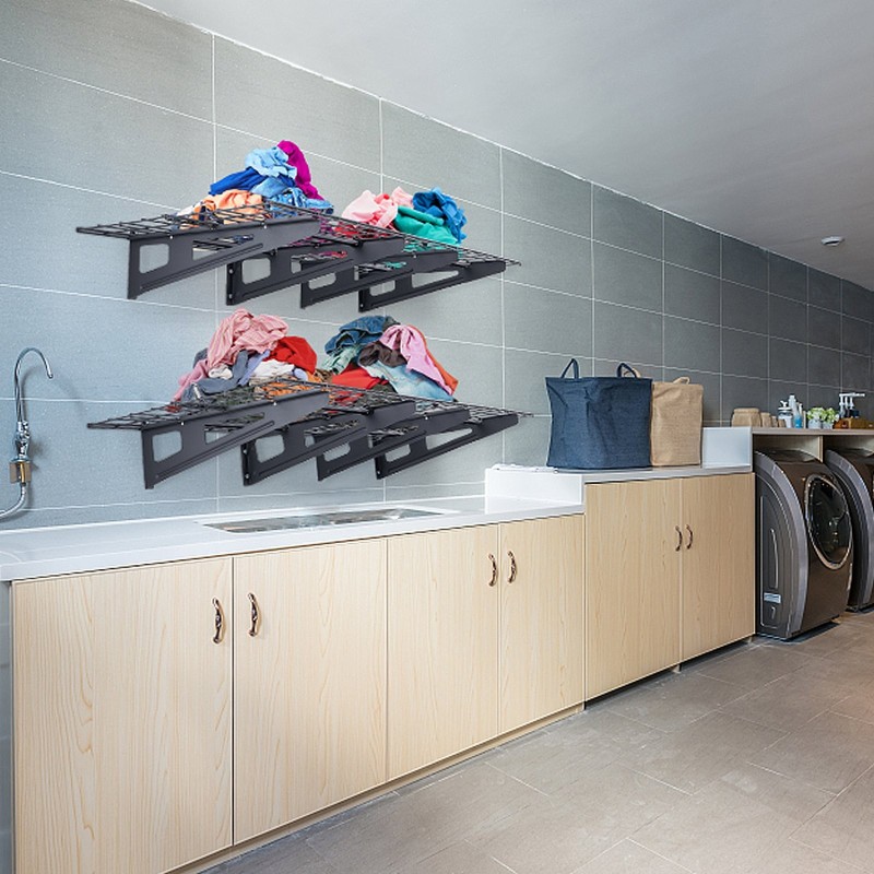 Teräksiset seinään asennettavat autotallin säilytyshyllyt 2 kpl 183x61 cm 227 kg/taso