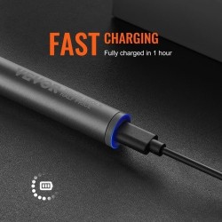 Miniruuvimeisseli 4V ladattava 24 kärkeä S2-terästä valolla 350mAh akulla