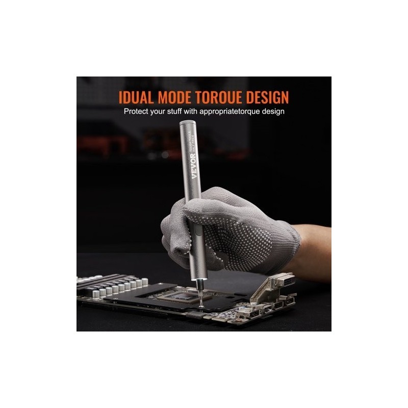 Miniruuvimeisseli 4V ladattava 24 kärkeä S2-terästä valolla 350mAh akulla