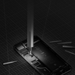 Miniruuvimeisseli 4V ladattava 24 kärkeä S2-terästä valolla 350mAh akulla