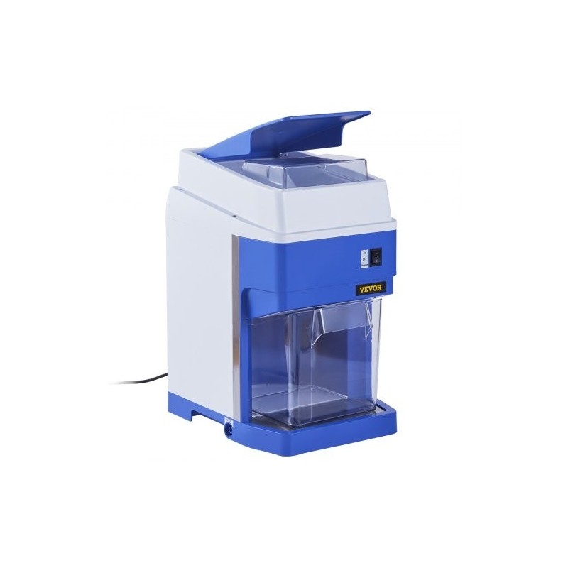 Jäämurskain sähkökäyttöinen ammattikäyttöön 120 kiloa tunnissa 650 wattia neliteräinen ruostumattomasta teräksestä