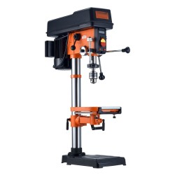 12 tuumainen penkkipylväsporakone 750 W 340 2200 kierrosta min 0 45 työpöytä 304 8 mm kääntövara