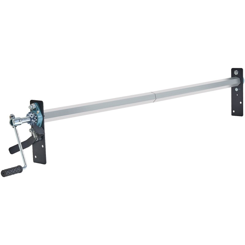 Käsikäyttöinen pressurullasarja alumiiniseosakselilla 1,6–2,6 m lavoihin sienipehmusteisella 17,8 cm kampikahvalla