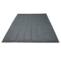 Kuljetuspeite dumpperille verkkomainen PVC pinnoitetuilla taskuilla koko 1 8 x 4 3 m