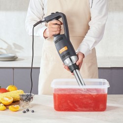 Upposekoitin 350-wattinen 10-tuumainen ruostumattomasta teräksestä portaaton nopeudensäätö ammattikäyttöön