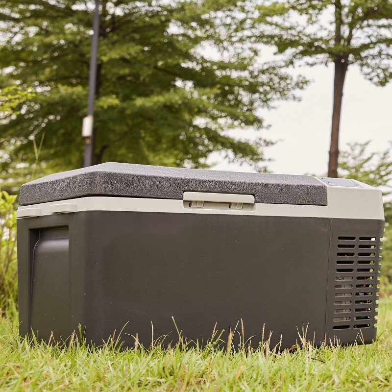 Kompressorijääkaappi 19,9 l kannettava autoon ja kotiin PP ja ABS kuori