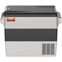 Kompressorikäyttöinen autokylmälaukku 52 l kaksivyöhykkeinen toimii 12 24 V ja 100 240 V verkkojännitteellä