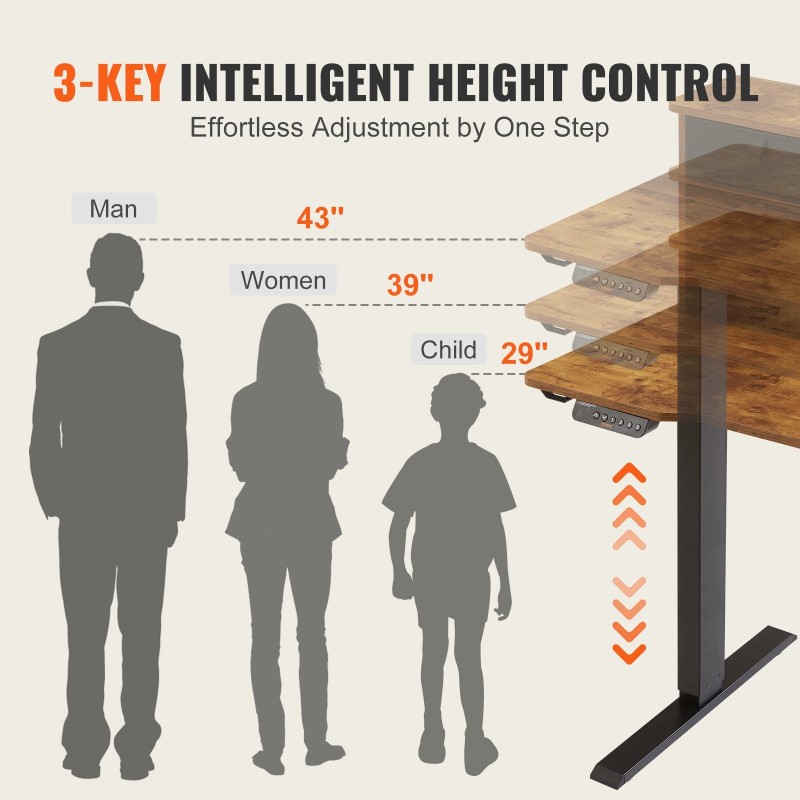 Sähköinen korkeussäädettävä työpöytä 120 x 60 cm kahdelle näytölle 82 kg kantavuudella