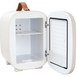 Minijääkaappi 4 L 6 purkkia alumiinisisävuoraus viilennys ja lämmitys USB ja verkkovirtainen