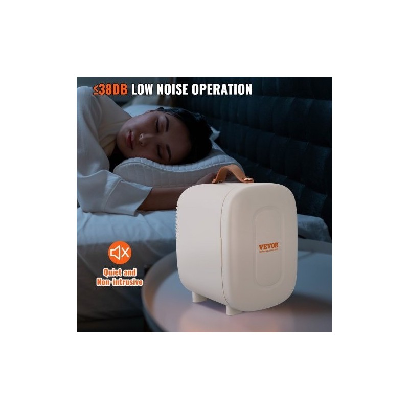 Minijääkaappi 4 L 6 purkkia alumiinisisävuoraus viilennys ja lämmitys USB ja verkkovirtainen