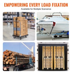 Räikkäkuormaliinat polyesteri 25 mm 4,6 m 4 kappaletta murtolujuus 998 kg