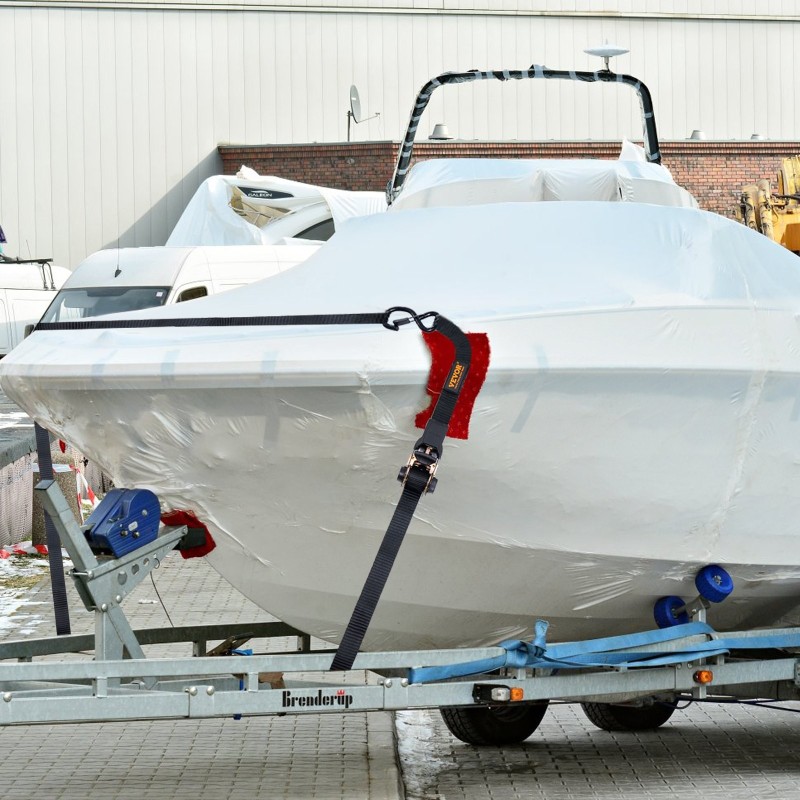 Räikkäkuormaliinat polyesteri 25 mm 4,6 m 4 kappaletta murtolujuus 998 kg