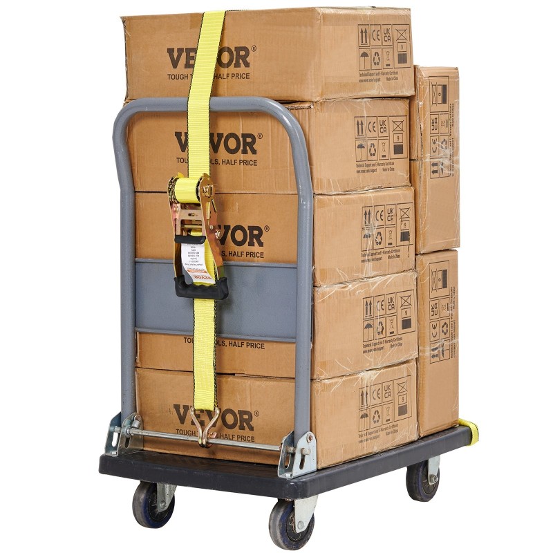 Räikkäkiristysliinat 4 kpl polyesteri 50 mm 4,6 m 2268 kg murtolujuus