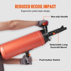 Renkaanasetin 9 L paineilmakäyttöinen 6–8 bar käyttöpaine alumiinirunko turvaventtiilillä