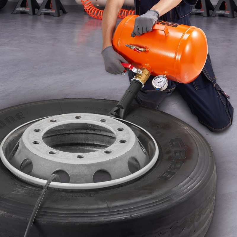 Rengashelman istutuspaineastia alumiinirunkoinen 19 litraa 5,9–8 bar turvaventtiilillä