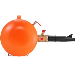 Rengashelman istutuspaineastia alumiinirunkoinen 19 litraa 5,9–8 bar turvaventtiilillä