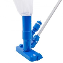 Käsikäyttöinen uima-altaan imuri alumiinivarsi 56 tuuman kolmella harjalla keräyspussilla