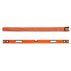 Kuplavesivaaka alumiinirunkoinen 1222 mm 3 kuplaa 0, 45 ja 90 astetta iskunkestävä