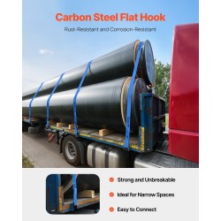 Vinssihihnat polyesteri 9,1 m 10,2 cm 2,7 t kantavuus 10 kpl