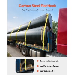 Vinssihihnat polyesteri 10,2 cm 9,1 m 2,7 t työkuorma 4 kpl