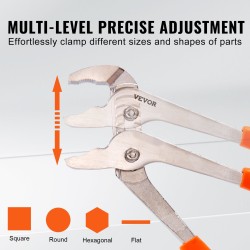 Pihdisarja 8-osainen korkeahiiliteräs raskaisiin töihin sisältää urapihdit jakoavaimen ja työkalulaukun